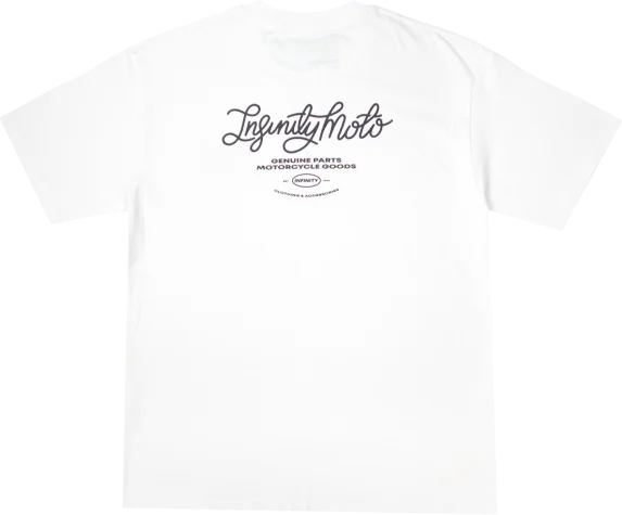 Infinity Lasso Tee - White, White