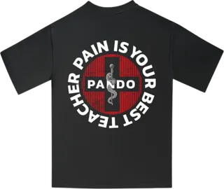 Pando Moto Luke Pain Oversized T-Shirt