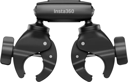 Insta360 Motorcycle Selfie Stick Support Clamp, Black