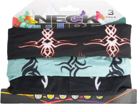 Oxford Neck Tube Tribal 3 Pack, Dark