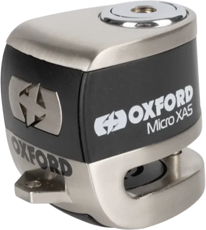 Oxford Scoot XA5 Alarm Disc Lock - Chrome, Chrome