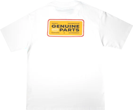 Infinity Parts Tee - White, White