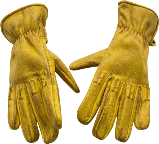 Rokker Ride Hard Gloves - Natural Yellow, Yellow