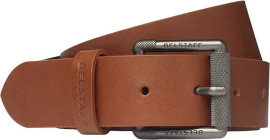 Belstaff Roller Buckle Belt - Earth Brown, Black