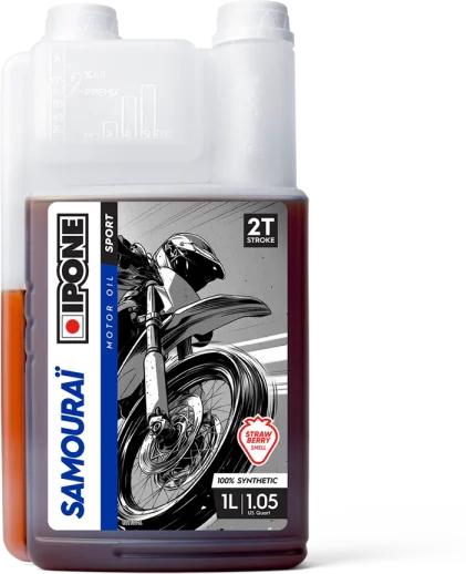 Ipone Moto 2T Samourai Strawberry 1 Ltr