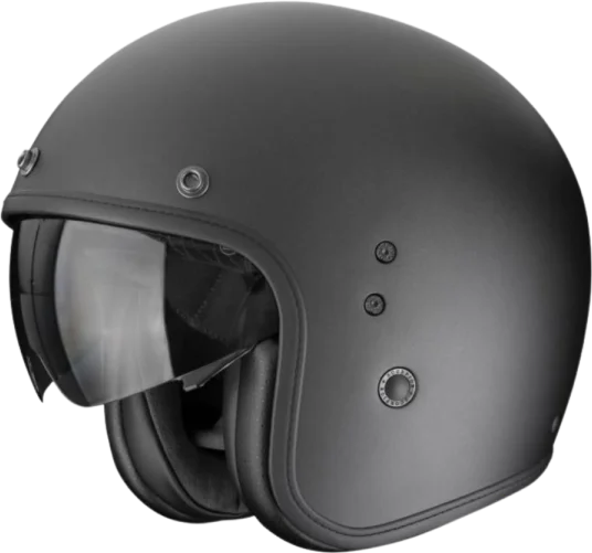 Scorpion Belfast Evo Graphite Open Face Helmet, black