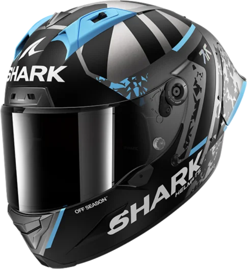Shark Aeron-GP FIM 2 Fernandez ABS - Black/Silver/Blue