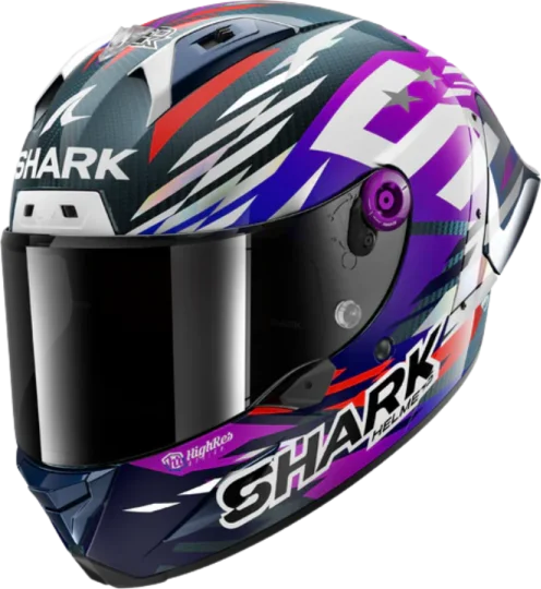 Shark Aeron-GP FIM 2 Zarco Sign DVU - Black/Violet/White