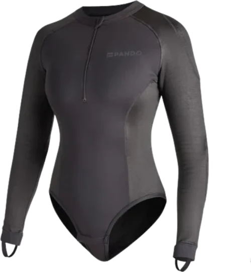Pando Moto Shell WW 02 AA Protective Ladies Body Suit - Black