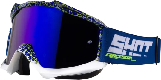Shot Iris MX Goggles - Dunke Blue/Yellow, Dunke Blue/Yellow