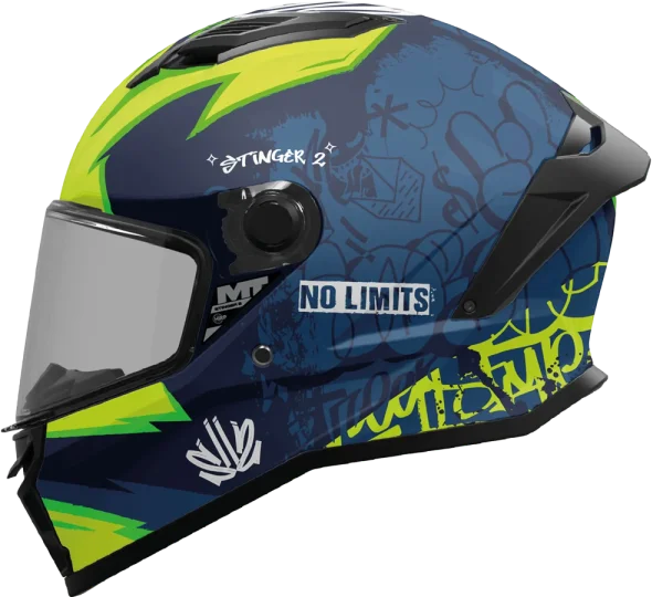 MT Stinger 2 Tagger - Matt Blue/Fluo Yellow