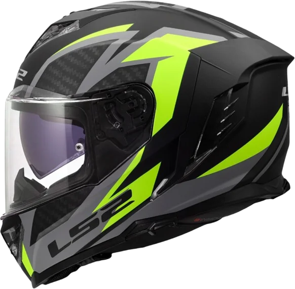 LS2 Storm 3 Dynamo - Black/Hi-Vis Yellow, Yellow
