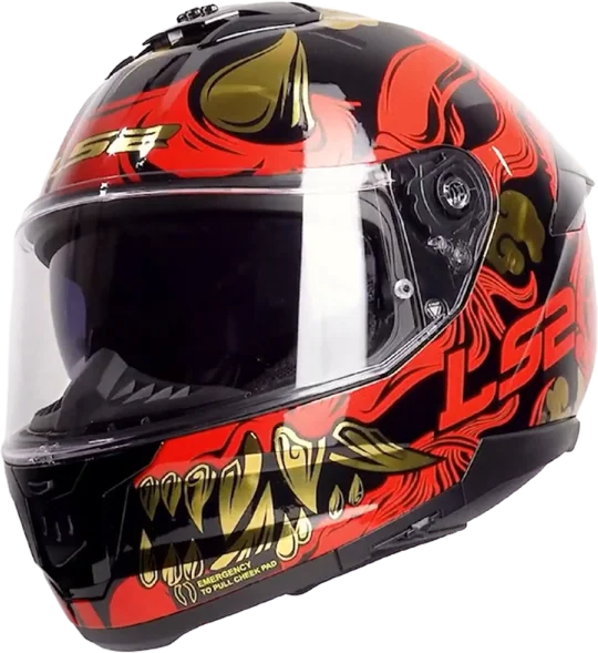 LS2 Stream 2 Drako - Black/Red, Red