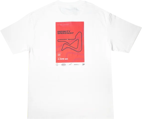 Infinity Track Tee - White, White