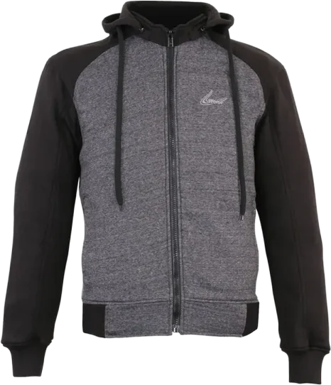 Weise Stealth Hoodie - Black/Gun, Grey